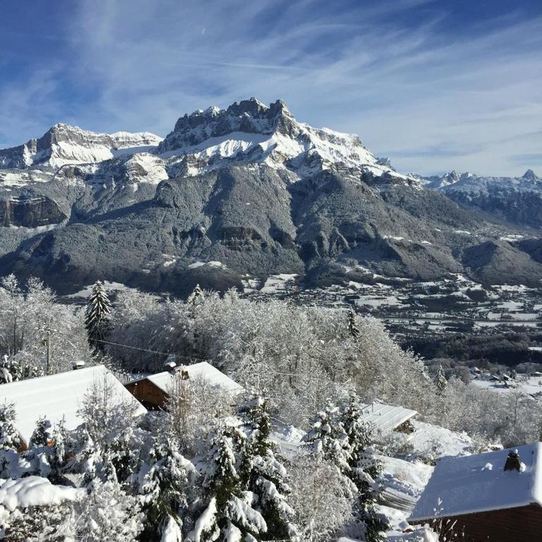 La Joubarbe Au Balcon Du Mont-Blanc Villa Sallanches Kültér fotó