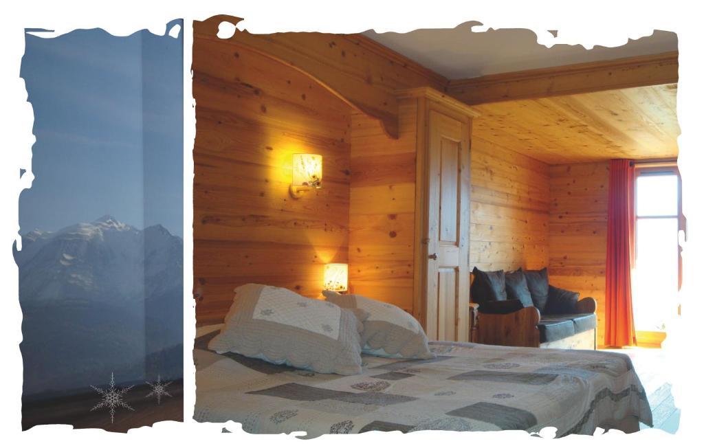 La Joubarbe Au Balcon Du Mont-Blanc Villa Sallanches Szoba fotó