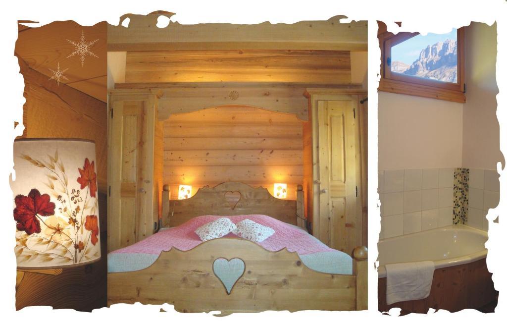 La Joubarbe Au Balcon Du Mont-Blanc Villa Sallanches Szoba fotó